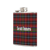 Traditionelle Clan Innes Tartan Kariert Flachmann (Links)