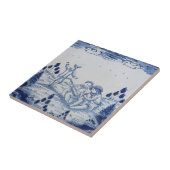 Traditionelle Delft Tile mit Musicians-Dancer-36 Fliese (Seite)