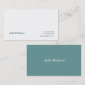 Traditionelle der Hudson-Karte Visitenkarte (Vorne/Hinten)