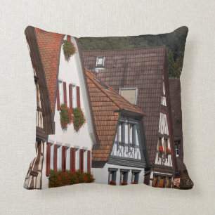 Traditionelle deutsche Häuser Kissen