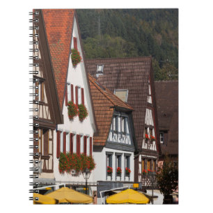 Traditionelle deutsche Häuser Notizblock