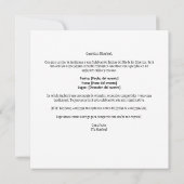 Traditionelle Día de los Muertos Einladung (Rückseite)