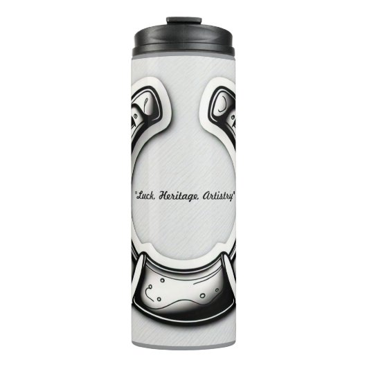 "Traditionelle Drehung" Thermosbecher (Vorderseite)