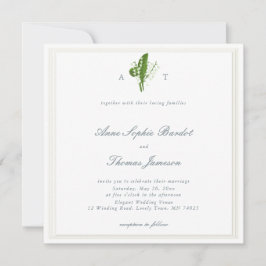 Traditionelle Dreifach-Hochzeit im Lilly-Tal Einladung