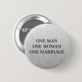 Traditionelle Ehe Button (Vorne & Hinten)