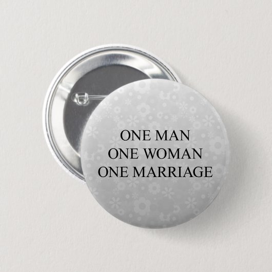 Traditionelle Ehe Button (Vorne & Hinten)