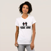 Traditionelle Ehe mit echter Liebe T-Shirt (Vorne ganz)