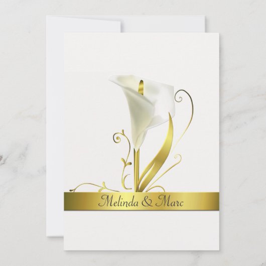 Traditionelle Einladung (Rückseite)