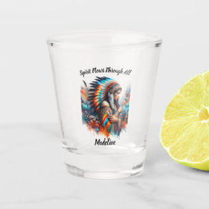 Traditionelle Einrichtung Schnapsglas