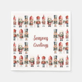 Traditionelle Elegant Nutcracker Weihnachtsfeierta Serviette (Vorderseite)
