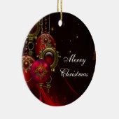 Traditionelle Elegante Weihnachtsbaum Keramikornament (Rechts)