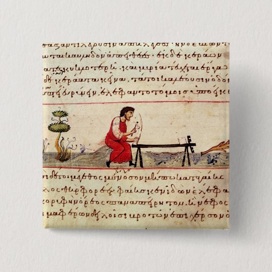 Traditionelle Elfenbeinarbeit Frau Grec 479 Button (Vorderseite)