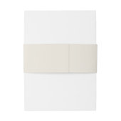 Traditionelle Elfenbeinhochzeit Einladungsbanderole (Rückseitenbeispiel)