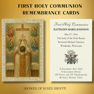 Traditionelle Erste Heilige Kommunion IHS Angels