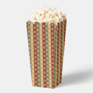 traditionelle farbige Weihnachts-Schneeflocke gest Geschenkschachtel