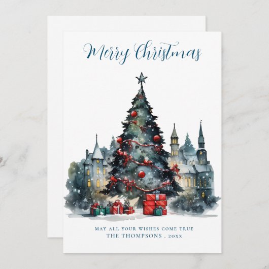 Traditionelle Feiertage Frohe Weihnachten (Vorne/Hinten)