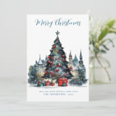 Traditionelle Feiertage Frohe Weihnachten (Stehend Vorderseite)