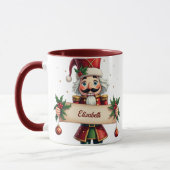 Traditionelle festliche Nutcracker Weihnachten Zwe Tasse (Links)
