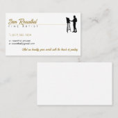 Traditionelle Fine Artist | Maler Visitenkarte (Vorne/Hinten)