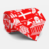 Traditionelle finnische Weihnachtsdekoration Krawatte (Gerollt)