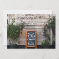 Traditionelle Fische und Chips London Liebe Rustik