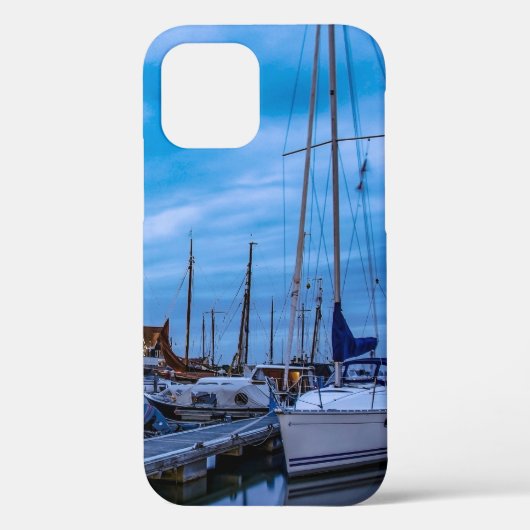 Traditionelle Fischerstadt Nachtszene Case-Mate iPhone Hülle (Rückseite)