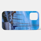 Traditionelle Fischerstadt Nachtszene Case-Mate iPhone Hülle (Rückseite (Horizontal))