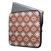 Traditionelle Fliesenschmuck im ethnischen Stil, K Laptopschutzhülle (Vorderseite Links)