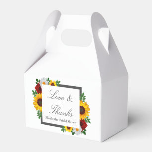 Traditionelle Floral-Brautparty Geschenkschachtel