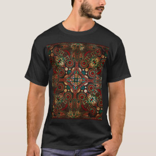 Traditionelle Floral Paisley Bandanna Grunge T-Shirt