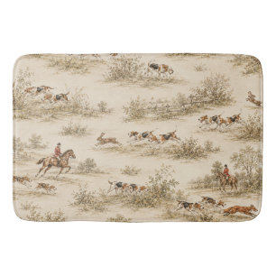 Traditionelle Foxhound-Jagd Badematte