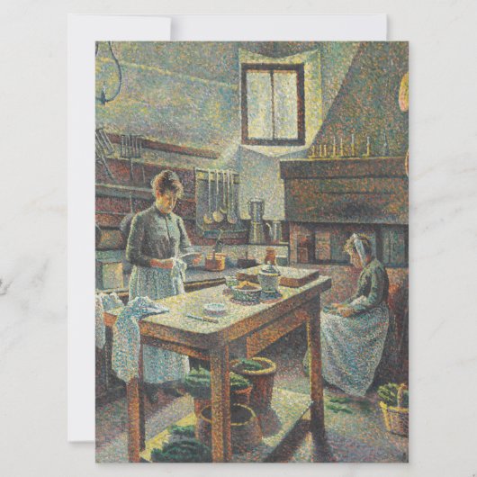 Traditionelle Französische Küche Karte (Vorderseite)