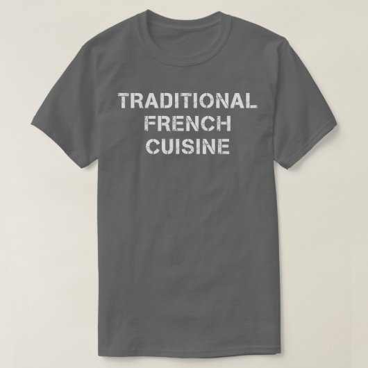 Traditionelle französische Küche T-Shirt (Design vorne)