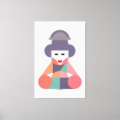 Traditionelle Frauenkunst Leinwanddruck (Vorderseite)