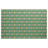 Traditionelle frohe Weihnachtsgrün-Ornamente Stoff (Fat Quarter (45,7 x 55,9 cm))