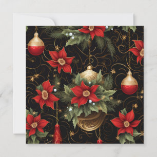 Traditionelle frohe Weihnachtskarte Feiertagskarte