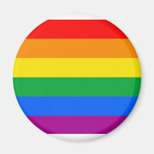 Traditionelle Gay-Pride-Flagge Magnet