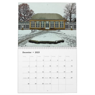 Traditionelle Gebäude Englands Kalender