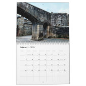 Traditionelle Gebäude Englands Kalender (Feb 2026)