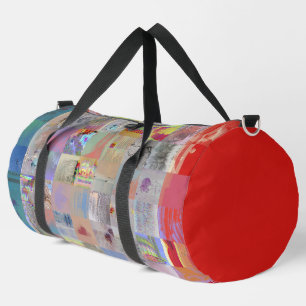 Traditionelle geometrische Patchwork-Reisetasche Duffle Bag