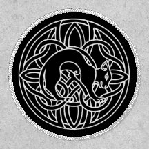 Traditionelle Gerahmte Nordic Viking White Cat