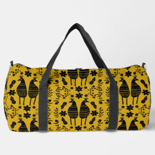 Traditionelle Germanische Volkskunst Bird Duffle Bag