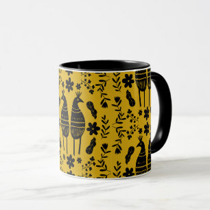 Traditionelle Germanische Volkskunst Bird Tasse