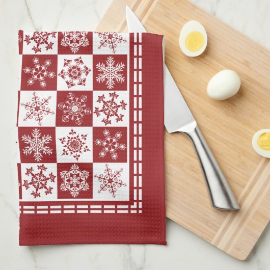 Traditionelle Geschirrtuch (Viertel Falte)