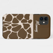 Traditionelle Giraffe Print iPhone 5 Casemate Fall Case-Mate iPhone Hülle (Rückseite (Horizontal))