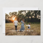 Traditionelle Glückstage Feiertagskarte (Vorderseite)