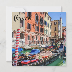 Traditionelle Gondel in Venedig