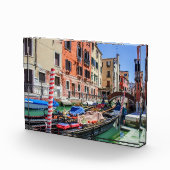Traditionelle Gondel in Venedig Fotoblock (Rechts)