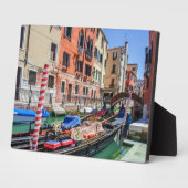 Traditionelle Gondel in Venedig Fotoplatte (Seite)