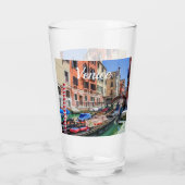 Traditionelle Gondel in Venedig Glas (Rückseite)